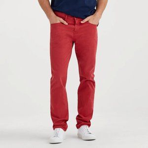Total Twill The Straight in Rouge - 7 For All Mankind